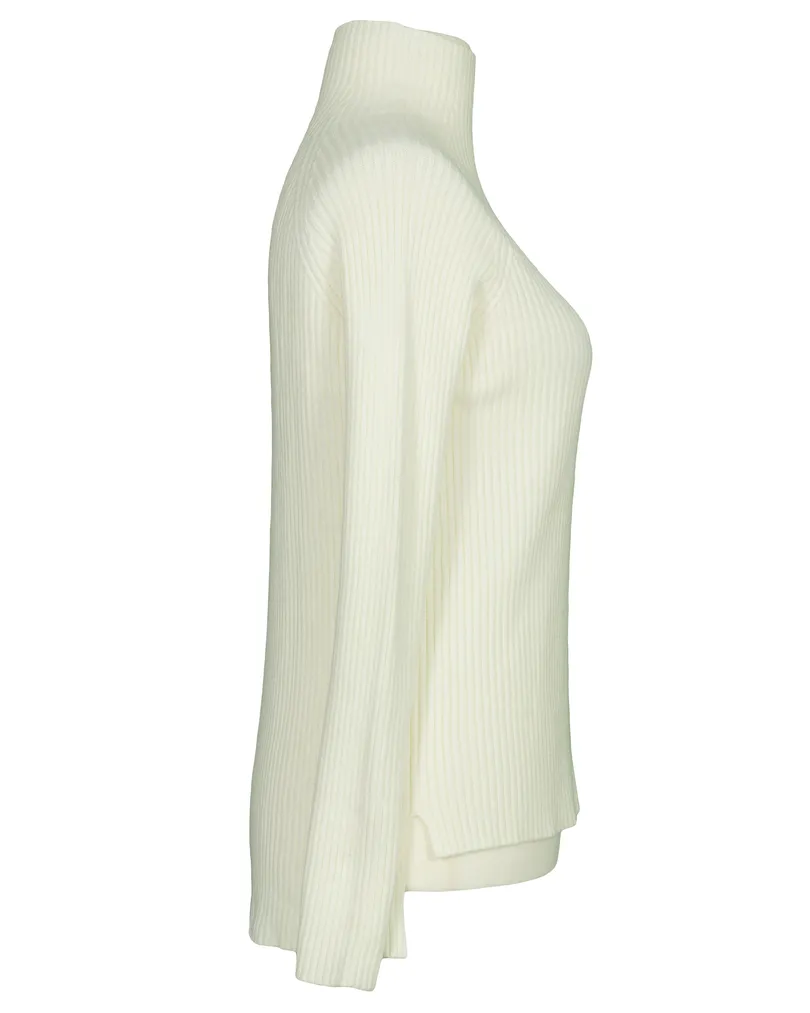 Pullover Stehkragen in  wollwei� von Made in Italy (Bild 2)
