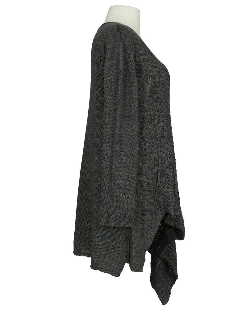 Pullover Tunika Stil in  anthrazit von Amandine (Bild 2)