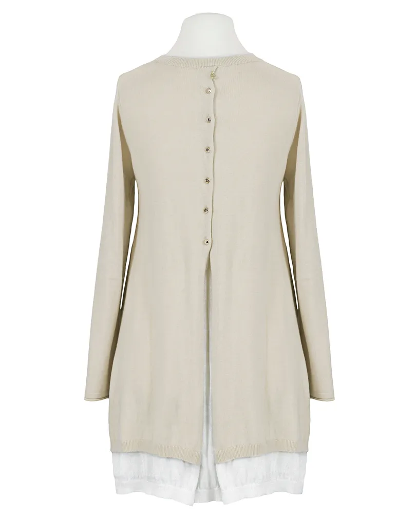 Pullover Tunika Stil in  beige von Spaziodonna (Bild 2)