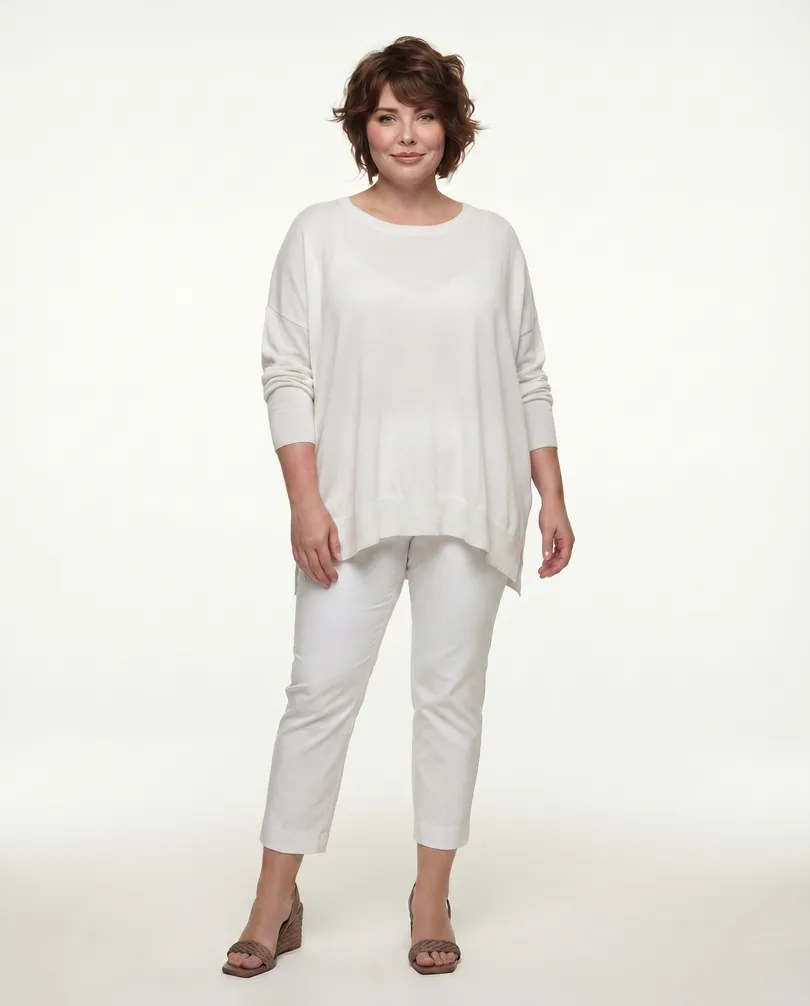 Pullover Viskose in  wei� von Amandine (Bild 3)