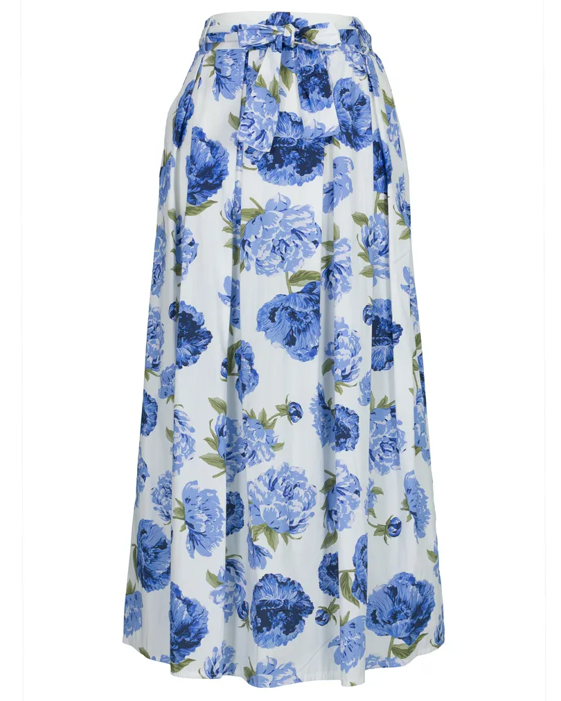 Rock Floral in blau von Made in Italy