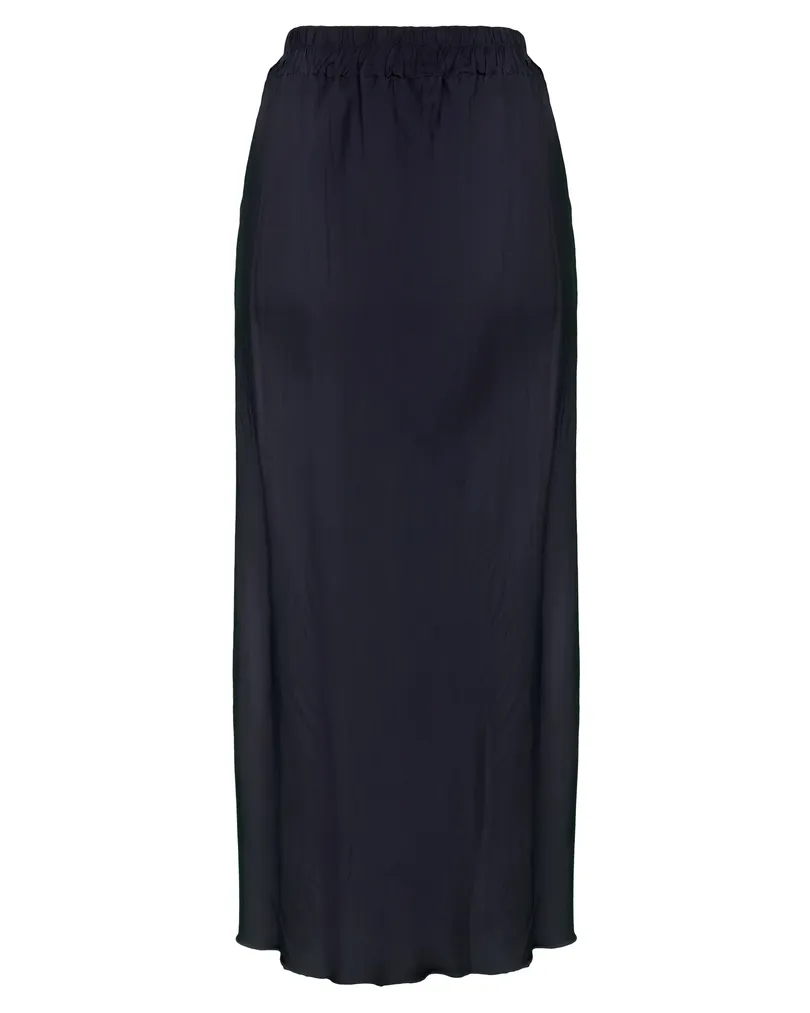 Rock Satin in dunkelblau von Selected Touch