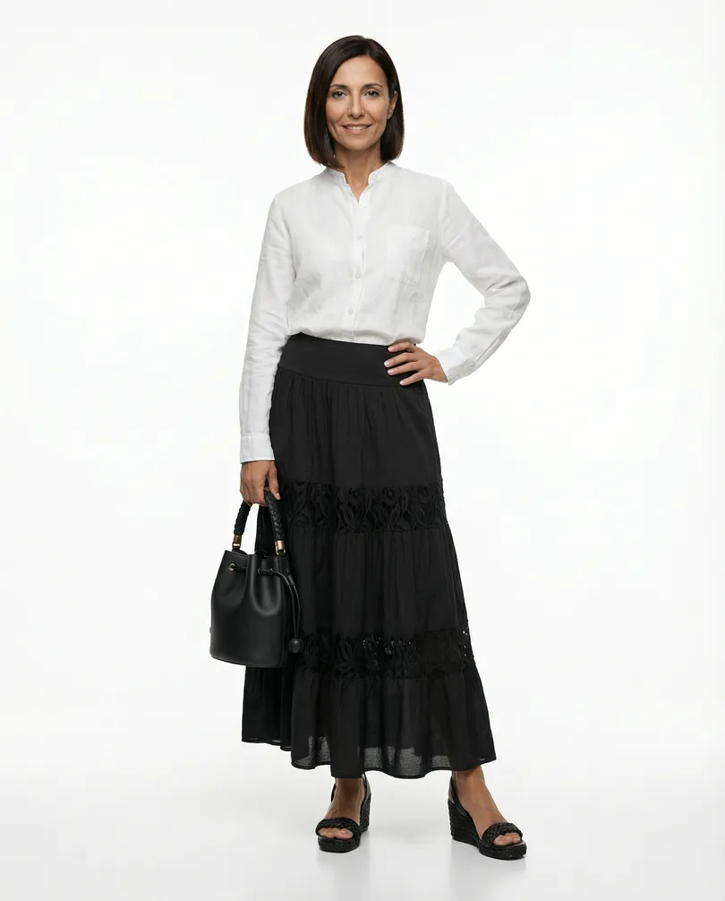Rock Spitze in  schwarz von Pronto Moda (Bild 1)
