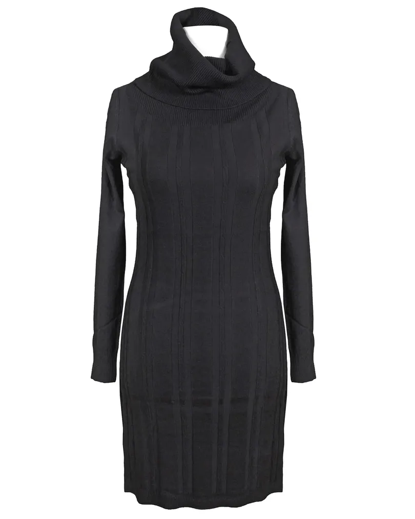 Rollkragen Longpullover in  schwarz von Beauty Women (Bild 1)