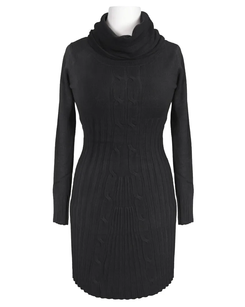 Rollkragen Longpullover in  schwarz von Minority (Bild 1)