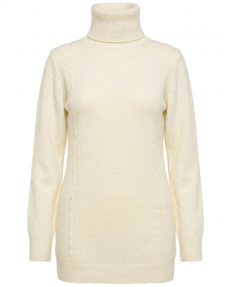 Rollkragenpullover mit Mohair in  wollwei� von Primrose (Bild 1)