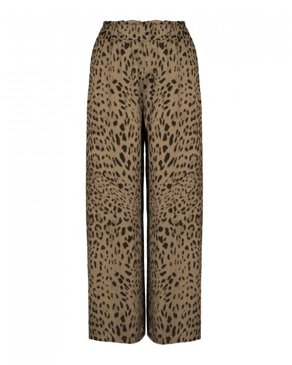 Satinhose mit Seide in camel von Style Touch