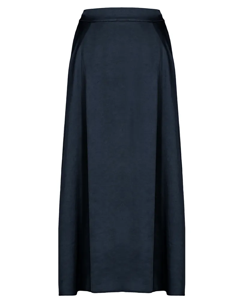 Satinrock mit Seide in blau von Selected Touch