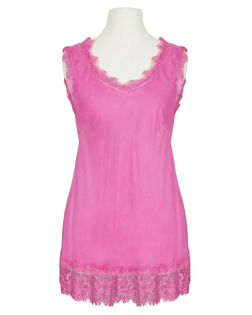 Satintop Spitze in  pink von Spaziodonna (Bild 1)