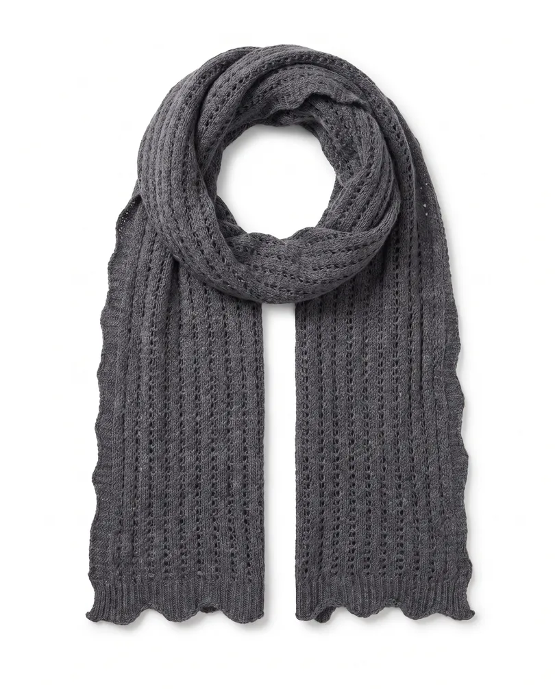 Schal mit Mohair in  grau von RESTART (Bild 2)