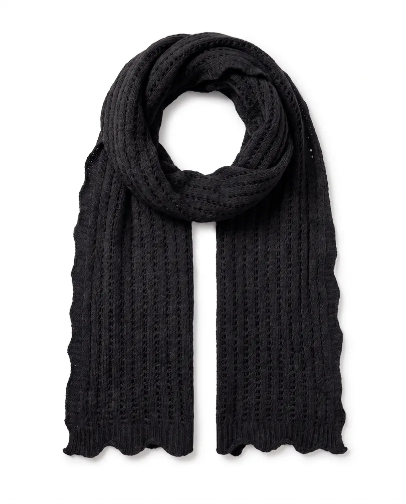 Schal mit Mohair in  schwarz von RESTART (Bild 2)