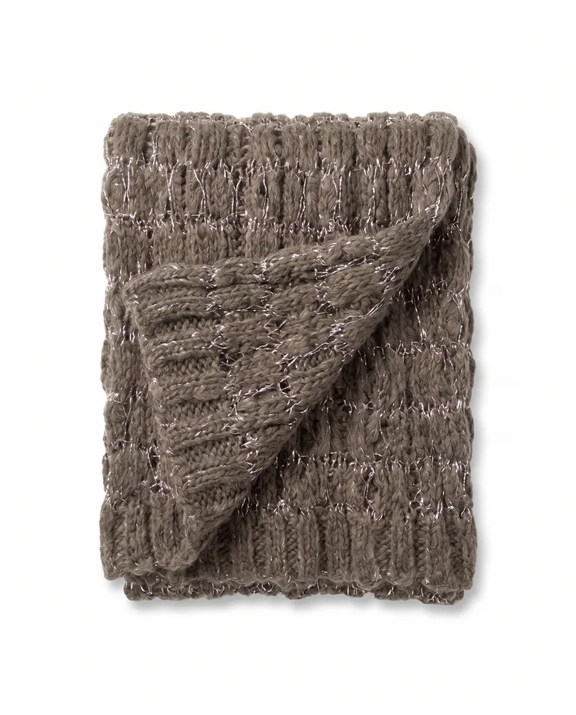 Schal mit Pailletten in  braun von fashion made in italy (Bild 1)