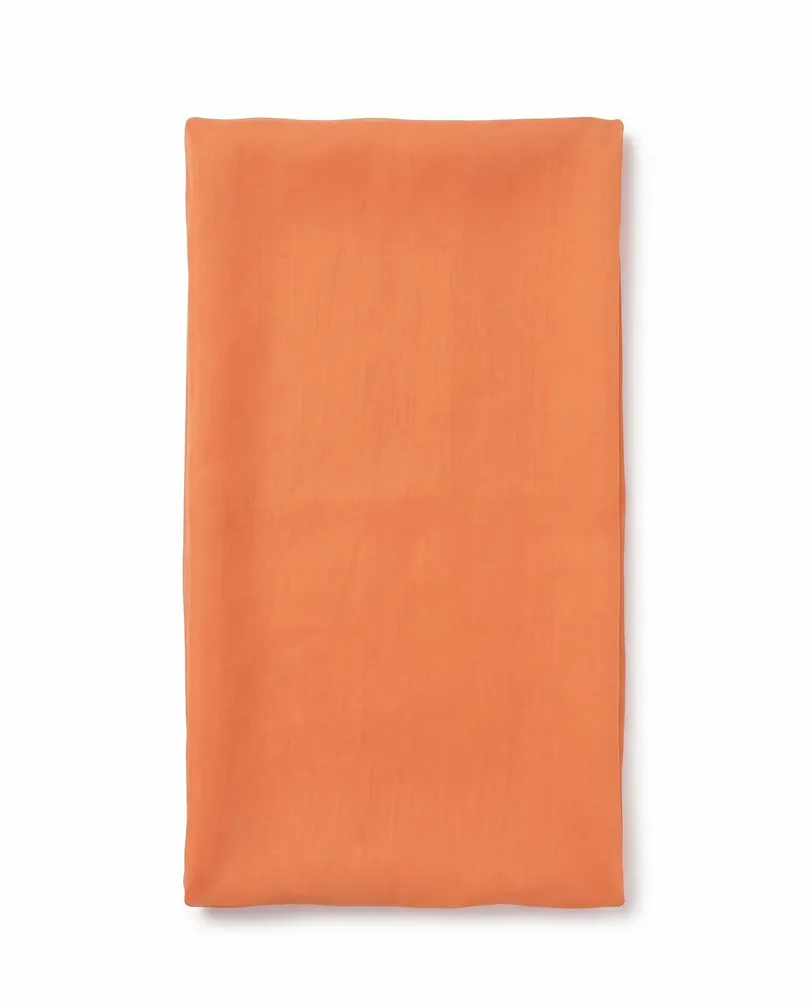 Schlauchtuch Loop mit Seide in  orange von fashion made in italy (Bild 2)