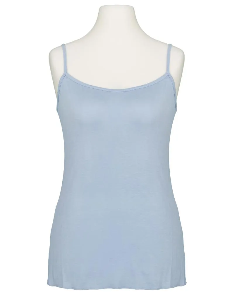 Seidenbluse mit Spitze 2-tlg. in  blau von XUNA (Bild 3)