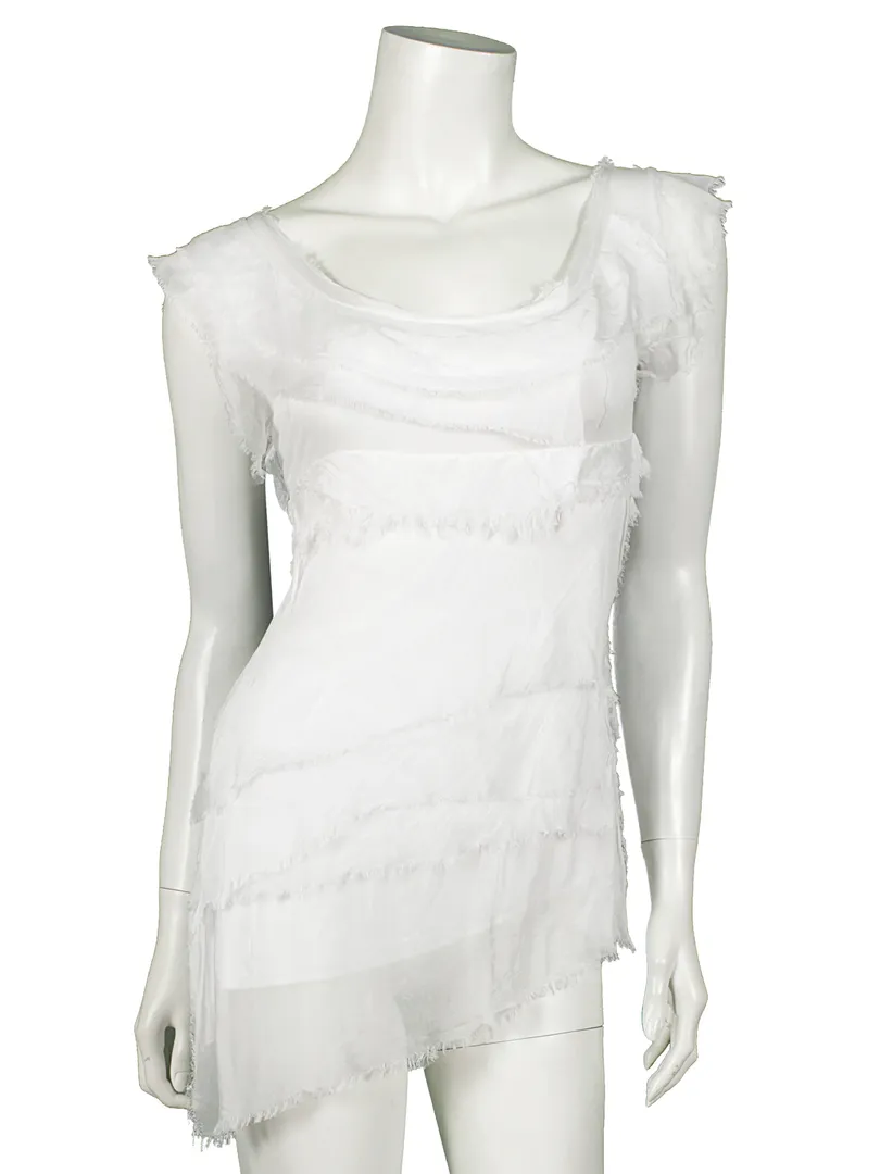Shirt mit Seide in  wei� von Made in Italy (Bild 1)