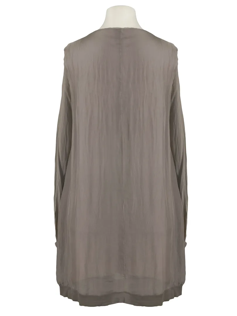 Seidentunika H�kelspitze in  braun von fashion made in italy (Bild 2)