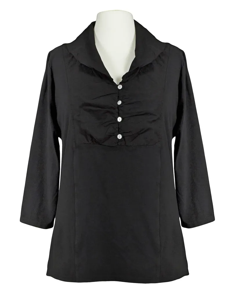 Shirt Baumwolle in  schwarz von RESTART (Bild 1)