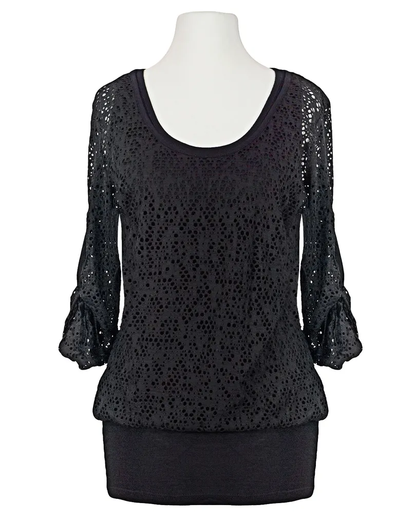 Shirt Cut Out in  schwarz von Creative (Bild 1)
