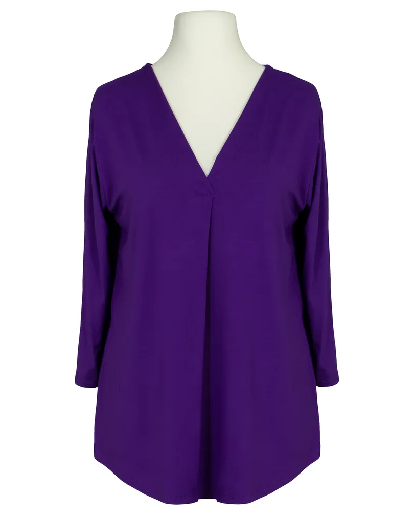 Shirt im Blusenstil in  lila von Made in Italy (Bild 1)