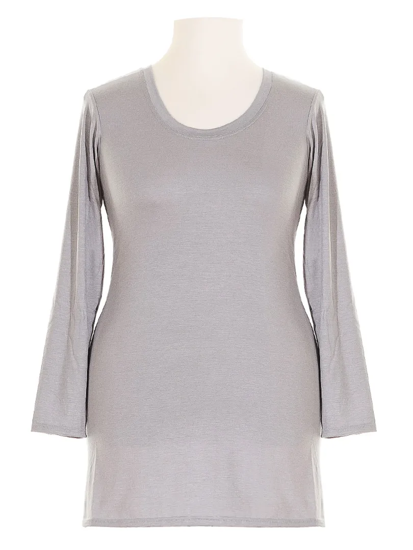 Longsleeve in  grau von FASHION (Bild 1)