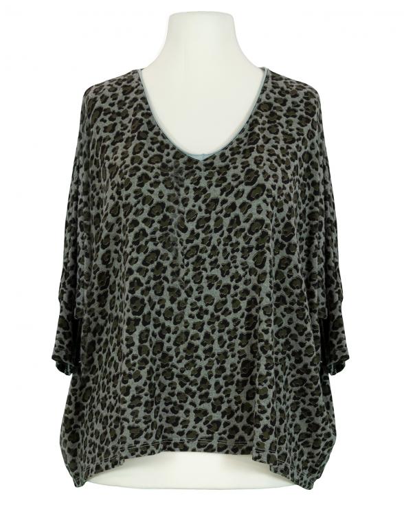 Shirt Leo Print in oliv von Selected Touch
