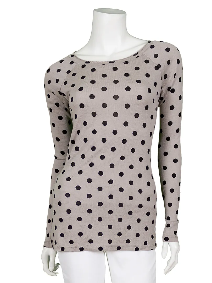 Shirt mit Punkten in  beige von Carla Giannini (Bild 1)