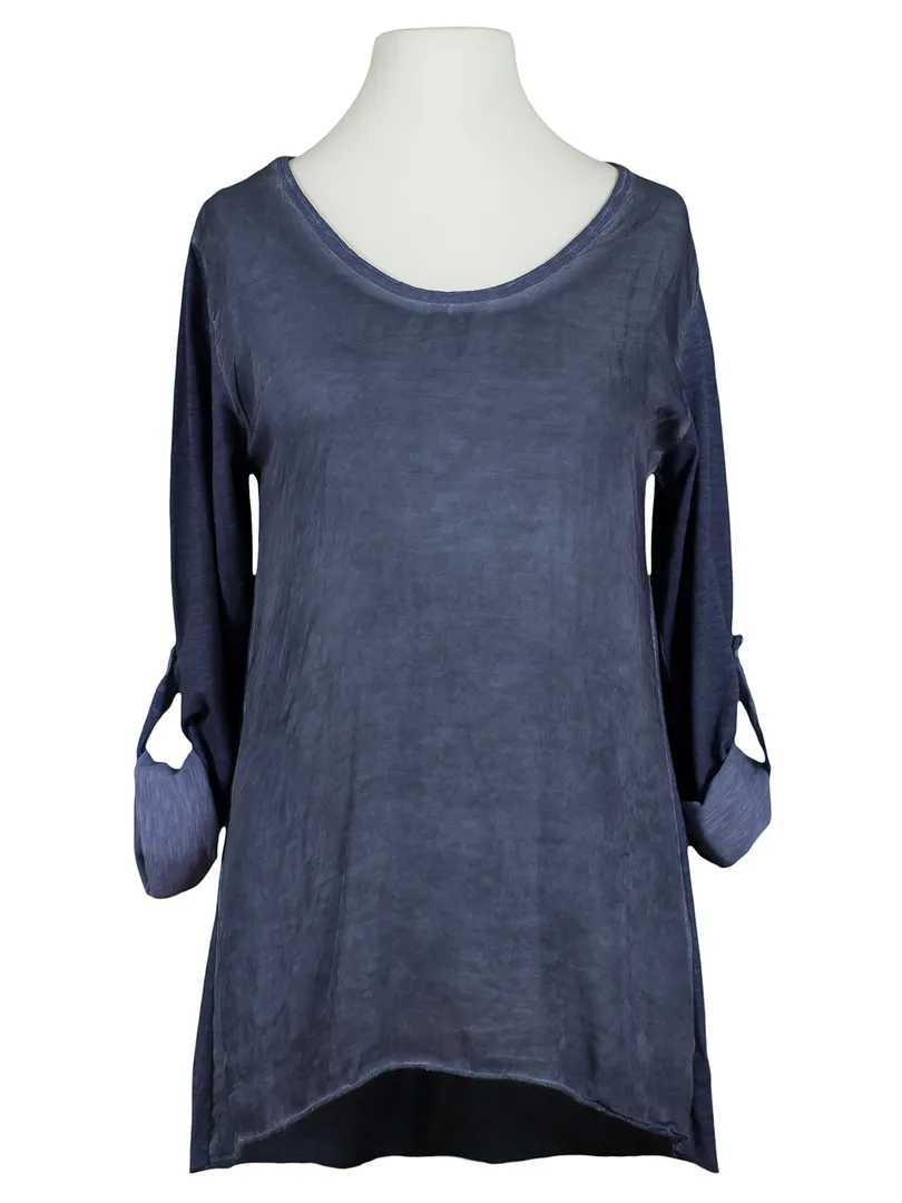 Shirt mit Seide in  blau von Spaziodonna (Bild 1)