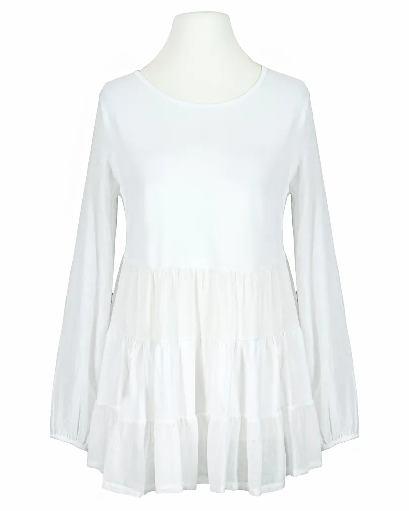 Shirt mit Volant in  wei� von Selected Touch (Bild 1)