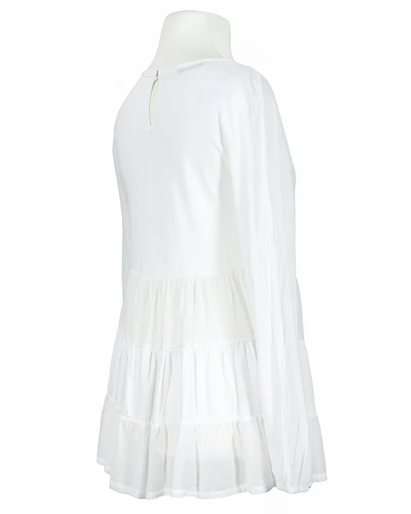 Shirt mit Volant in  wei� von Selected Touch (Bild 2)