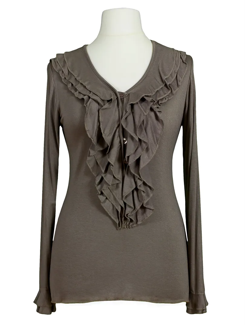 Shirt R�schen in  braun von Les bonnes Copines (Bild 1)