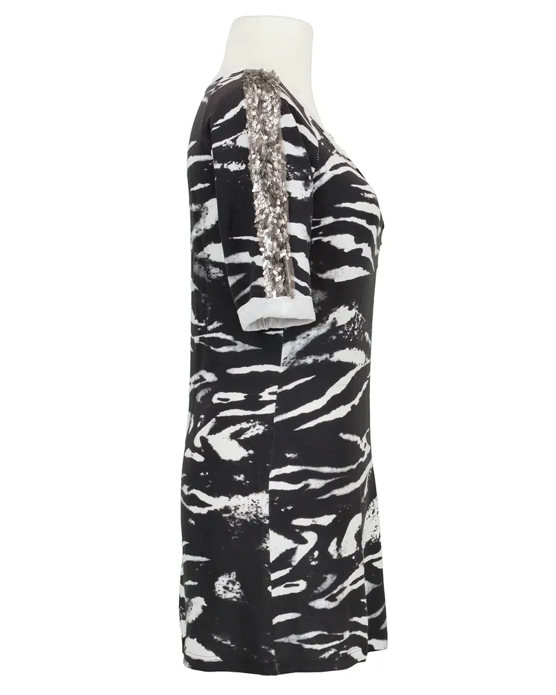 Shirt Zebra Look in  schwarz von Farfalla (Bild 2)
