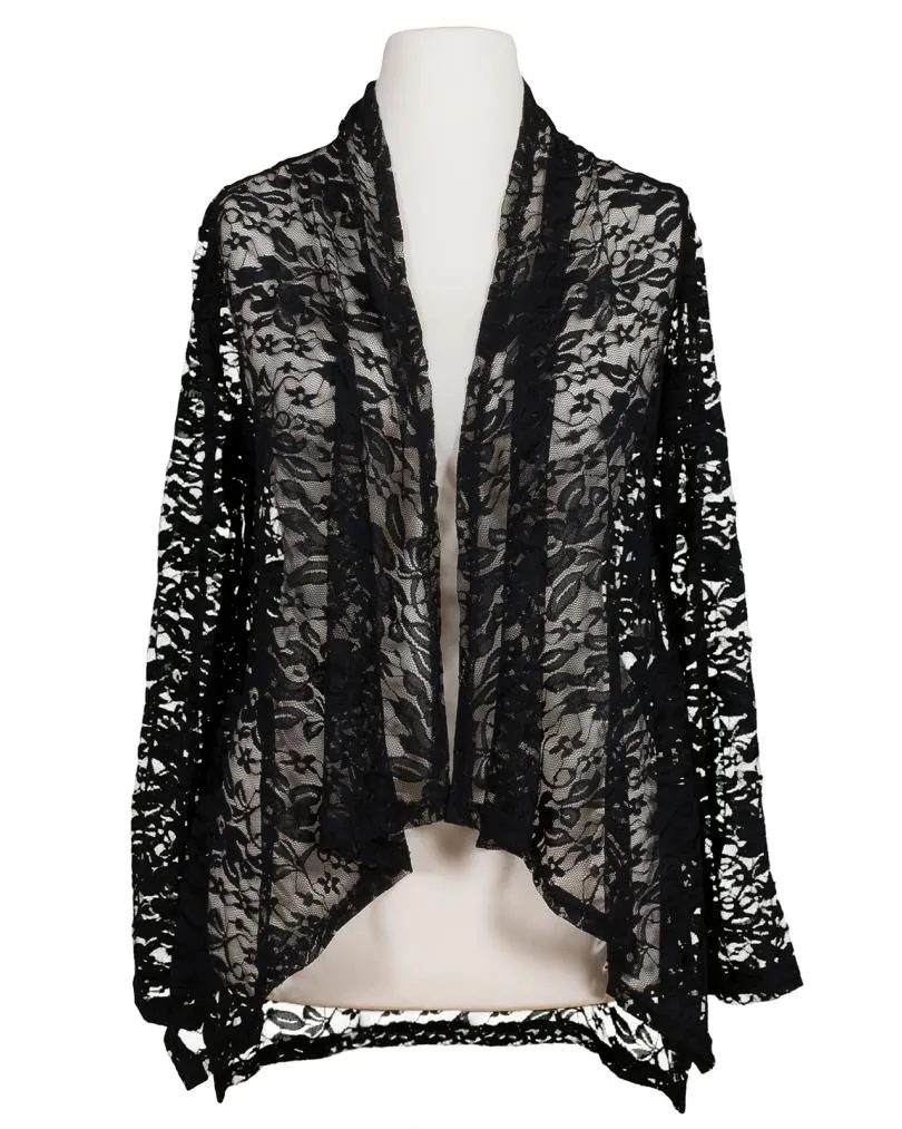 Spitzen Strickh�lle in  schwarz von esperance Paris (Bild 1)