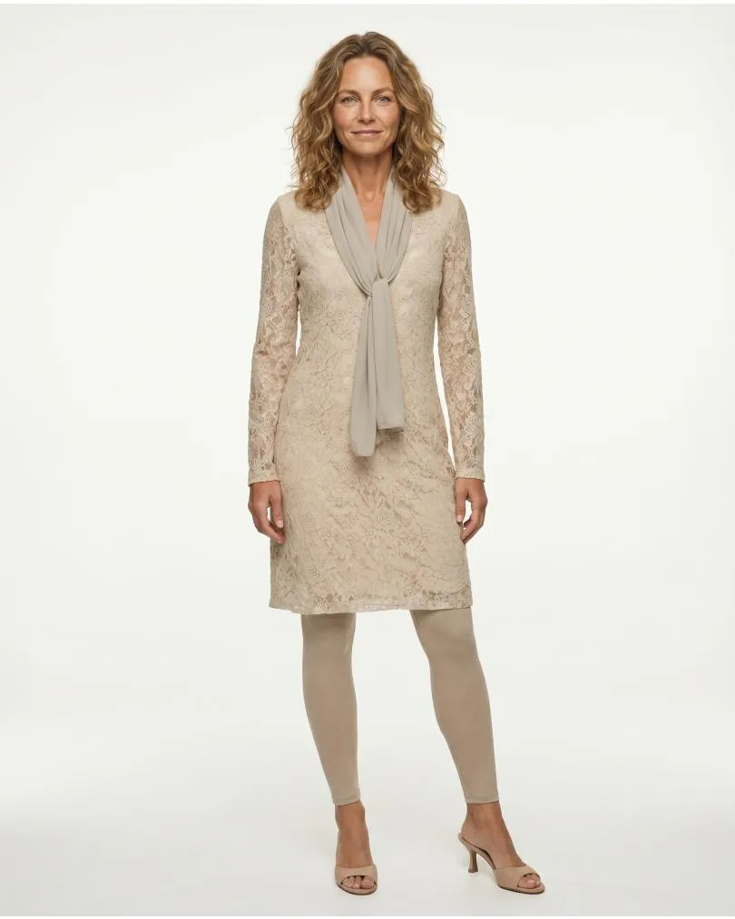 Spitzenkleid in  beige von Montan (Bild 4)