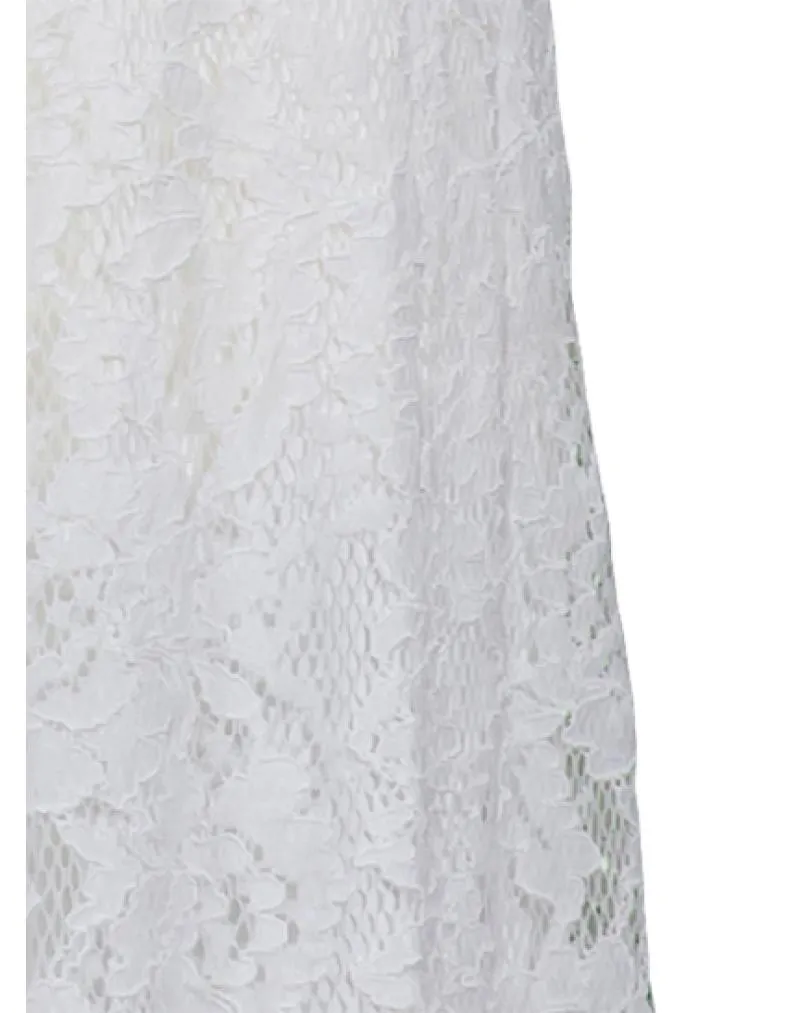 Spitzenkleid mit Seide in  wei� von Diana (Bild 2)