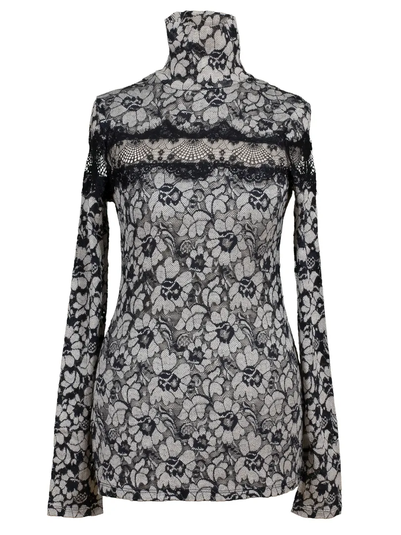 Rollkragenshirt in  schwarz von Fashion Elle (Bild 1)