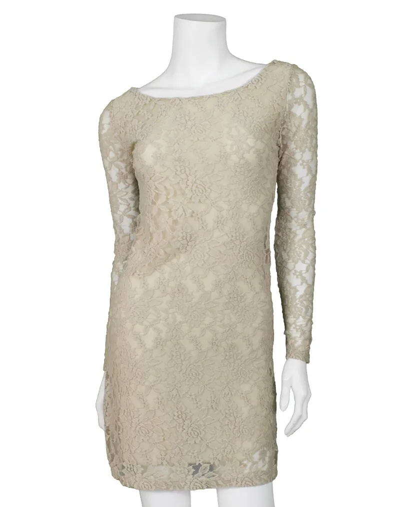 Tunika aus Spitze in  beige von fashion made in italy (Bild 1)