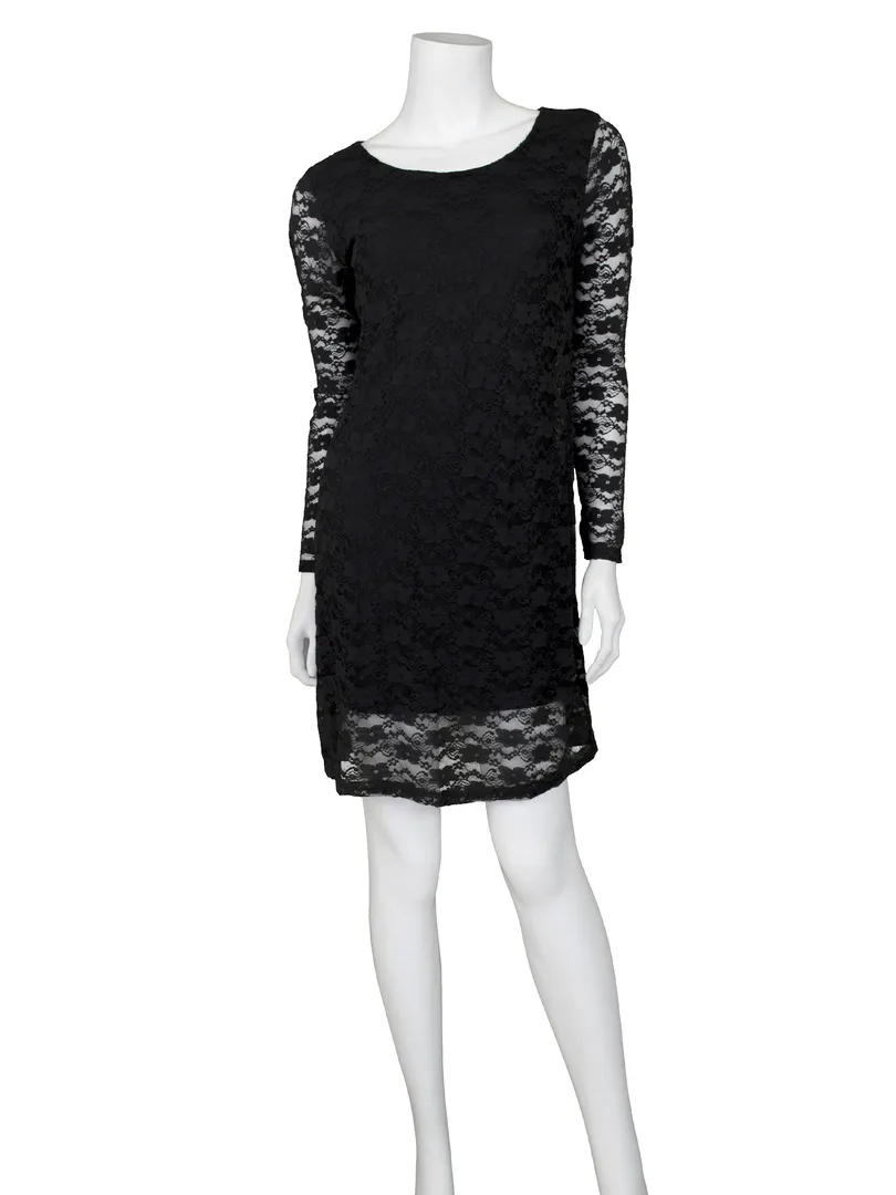 Spitzentunika in  schwarz von fashion made in italy (Bild 2)