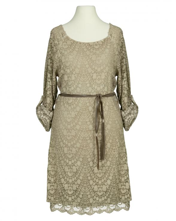 Spitzentunika Lagenlook in  beige von Made in Italy (Bild 1)