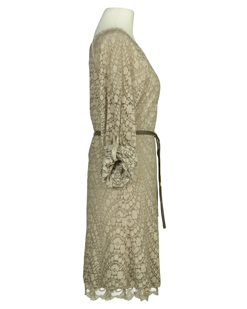 Spitzentunika Lagenlook in  beige von Made in Italy (Bild 2)