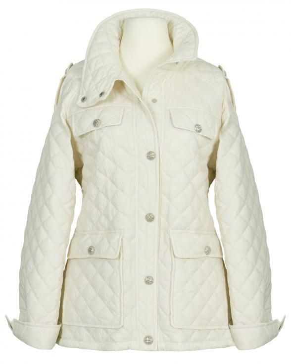 Steppjacke mit Schm�ckkn�pfen in  creme von Made in Italy (Bild 1)