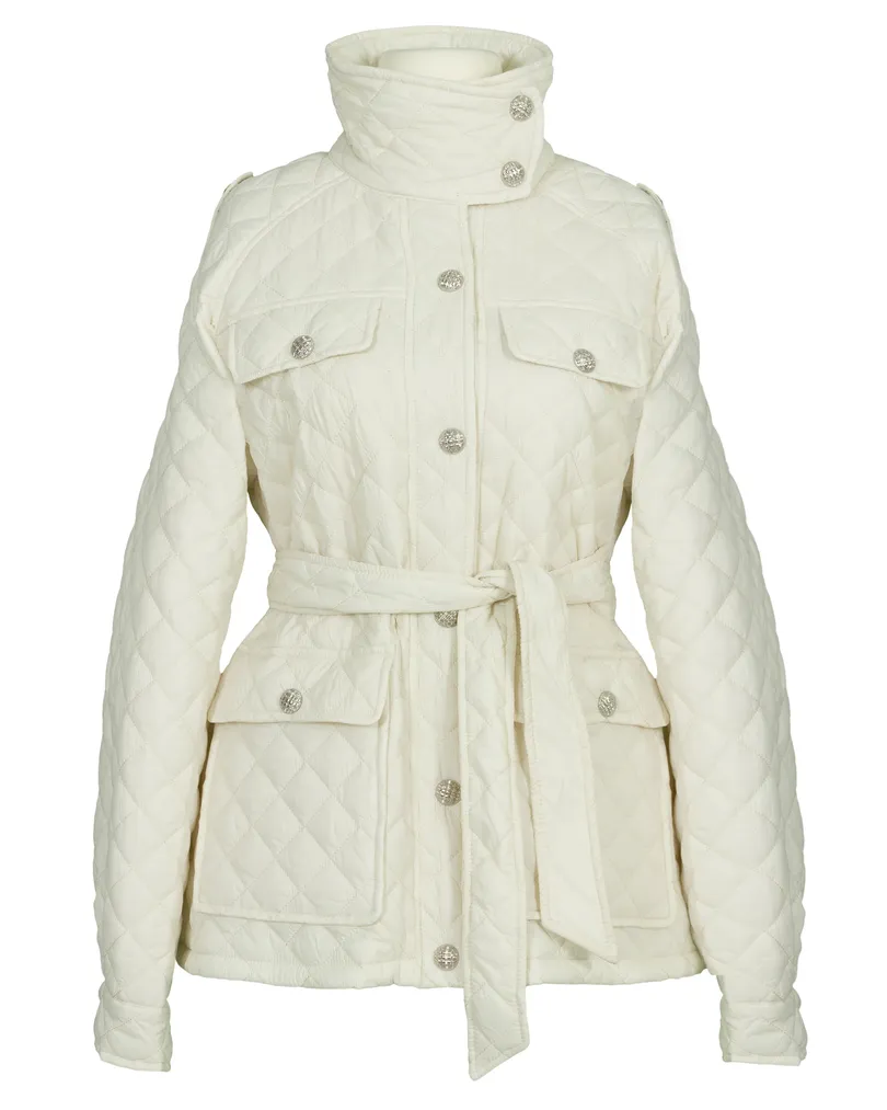 Steppjacke mit Schm�ckkn�pfen in  creme von Made in Italy (Bild 2)
