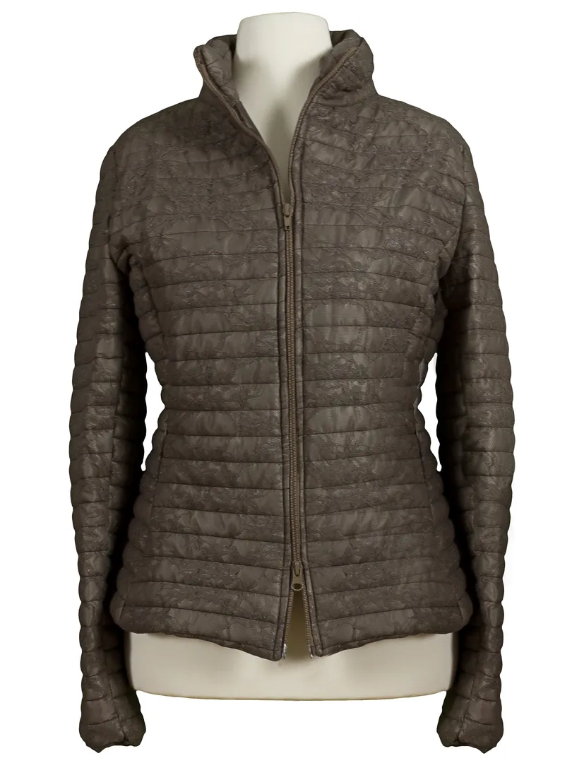 Steppjacke mit Spitze in  braun von Diana (Bild 1)