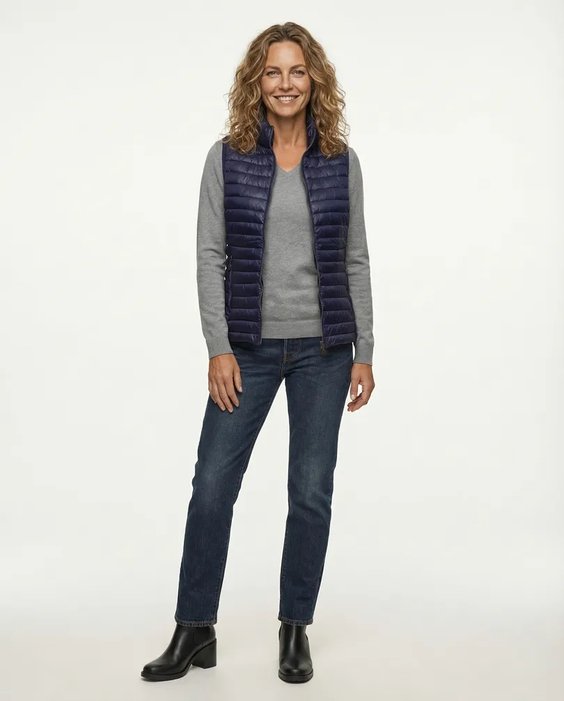 Steppweste in  blau von Honey Winter (Bild 3)
