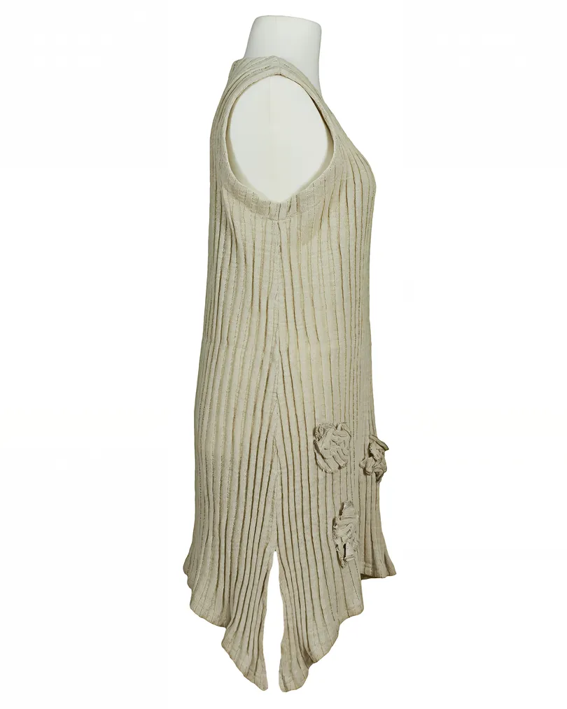 Tunika mit Leinen in  beige von Vincenzo Allocca (Bild 2)