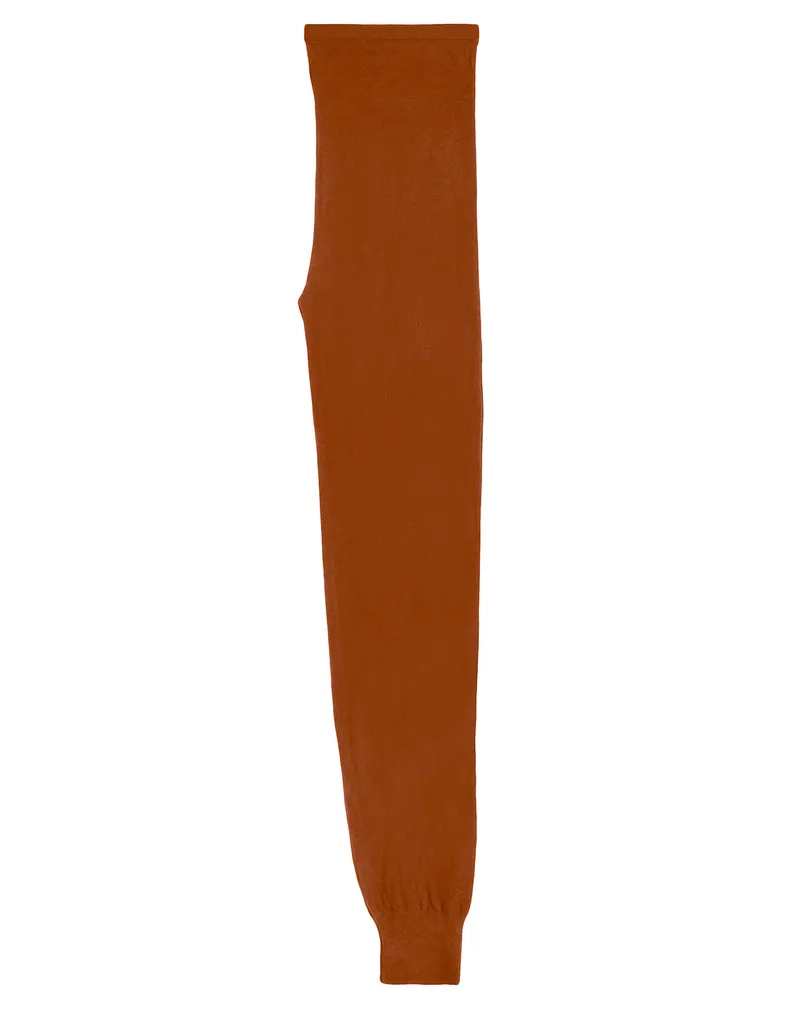 Strick Leggings mit Viskose in rost von New Collection