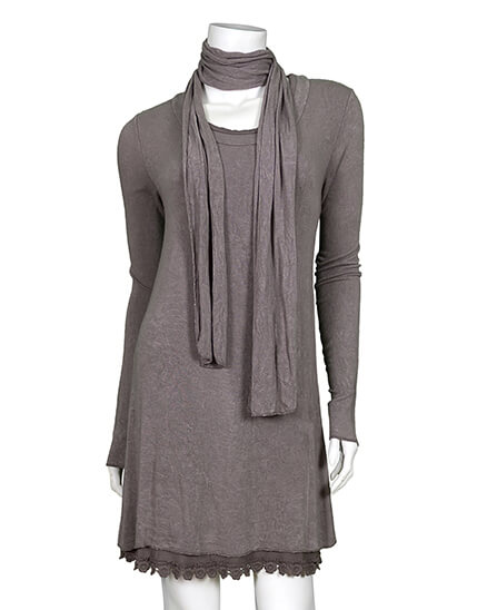 Tunika Lagenlook in  braun von Spaziodonna (Bild 1)