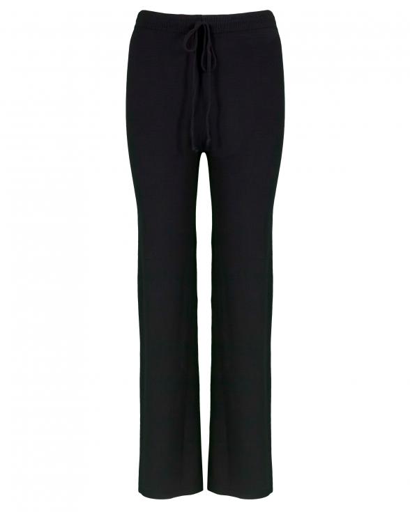 Strickhose Jogging-Stil in schwarz von Moda Italia