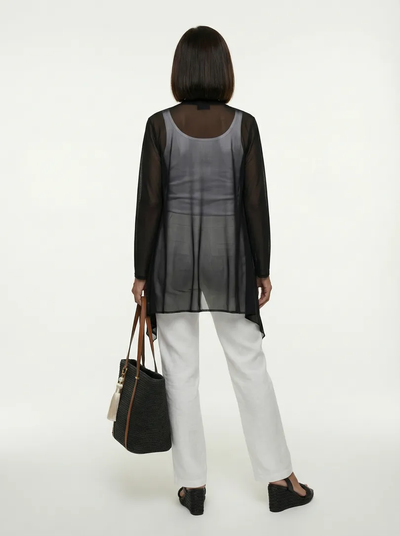 Strickh�lle in  schwarz von esperance Paris (Bild 3)