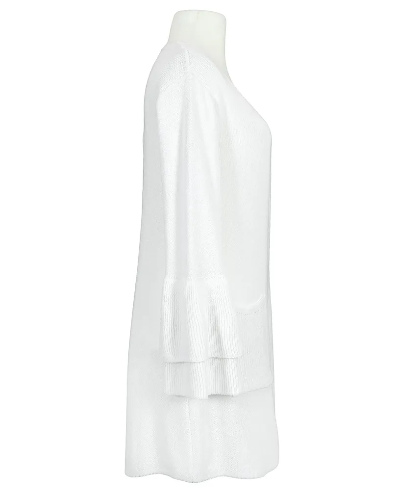 Strickh�lle Glockenarm in  wei� von Selected Touch (Bild 2)