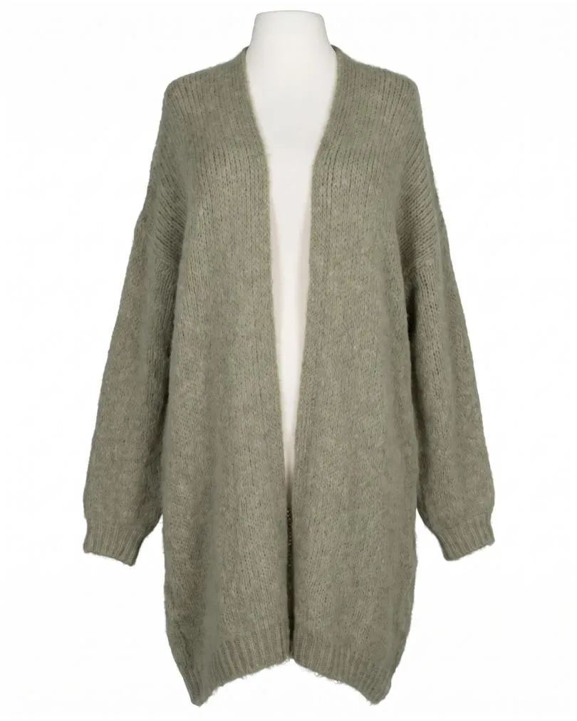 Strickh�lle Grobstrick in  khaki von Moda Italia (Bild 1)